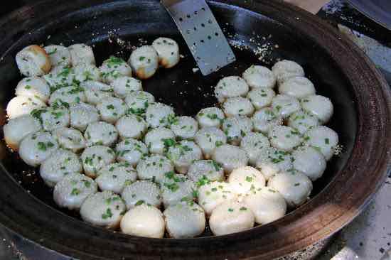 Shēng jiān bāo - the Cooking Process