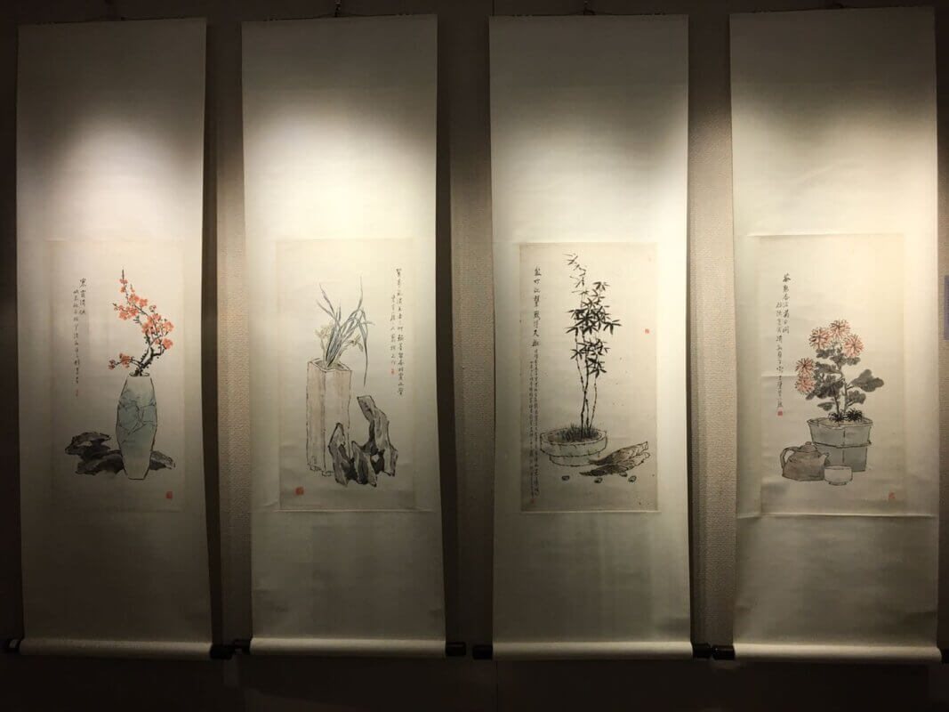 Yu Garden - These are just a few of many paintings in the gallery