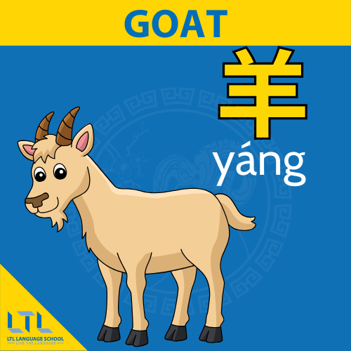 Year of the goat - goat in Chinese