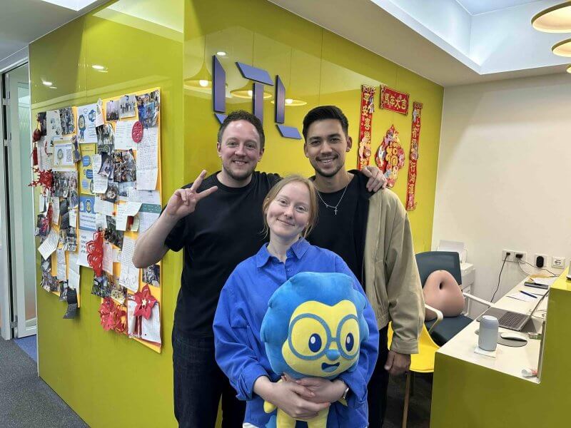 Small Group Classes in Shanghai - Jamie Zhu at LTL Shanghai with Mojca and Max